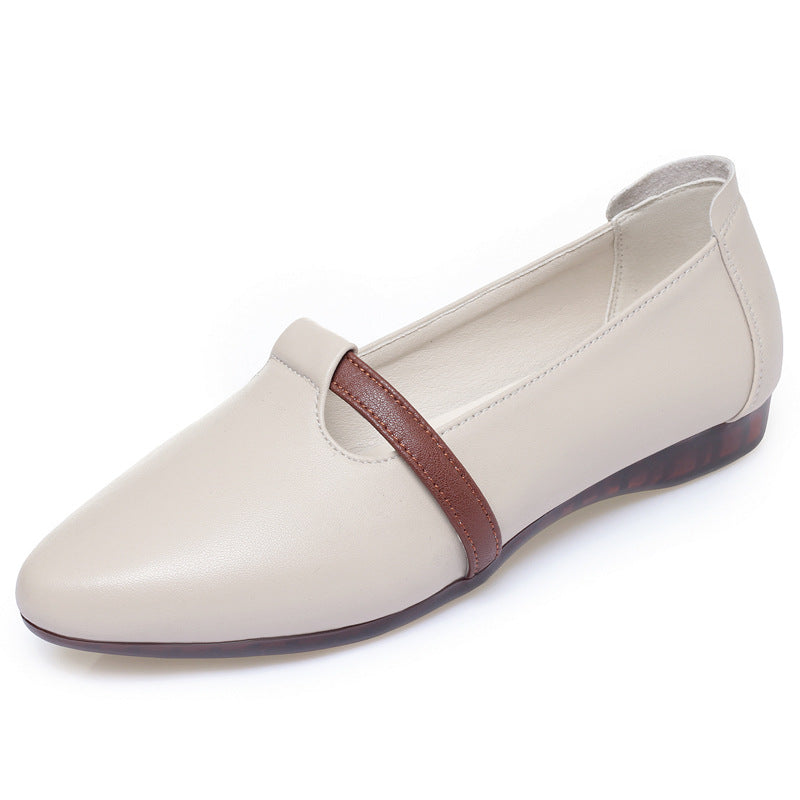 Damen Ballerinas mit elegantem Riemen und komfortablem Fußbett EB