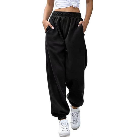 Damen nan gemütliches Lounge-Jogginganzug-Set mit Oversize-Hoodie und elastischer High-Waist Jogginghose EB