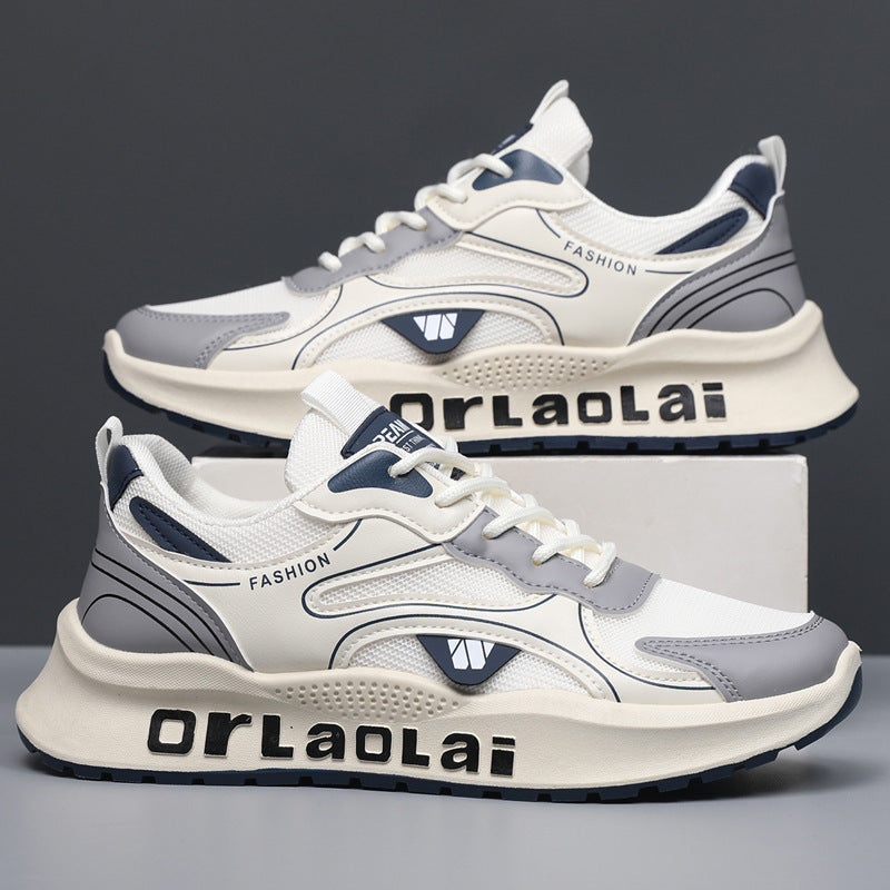 Damen Modische Lifestyle Sneakers mit rutschfester Sohle und atmungsaktiver Obermaterialstruktur EB