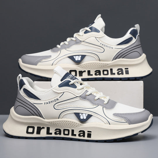 Damen Modische Lifestyle Sneakers mit rutschfester Sohle und atmungsaktiver Obermaterialstruktur EB