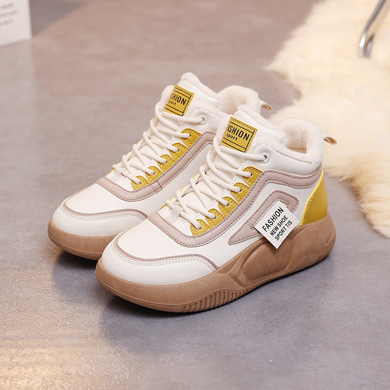 Damen Winter Sneaker mit warmem Innenfutter und rutschfester Sohle EB