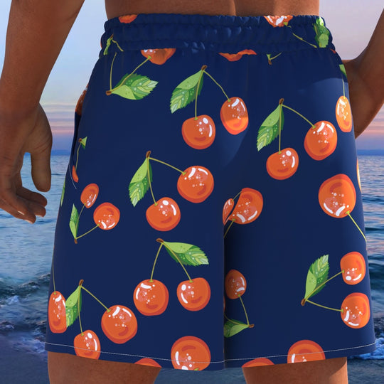 Herren Schwimmmode mit frischem Kirschdesign und bequemer Passform EB
