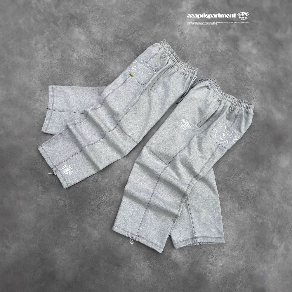 Damen Sweatpants mit innovativem Design und trendigem Zip-Detail EB