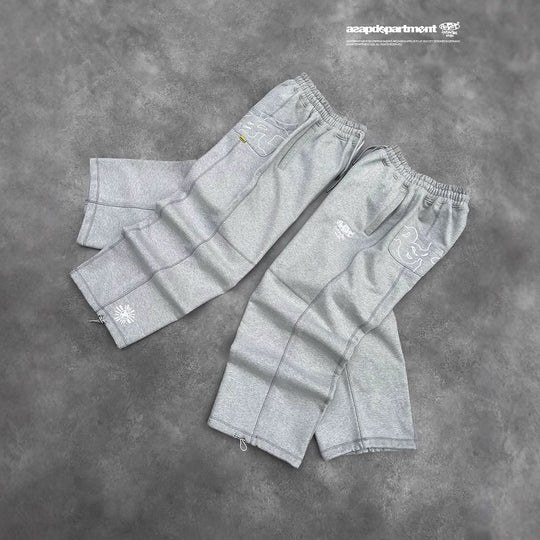 Damen Sweatpants mit innovativem Design und trendigem Zip-Detail EB