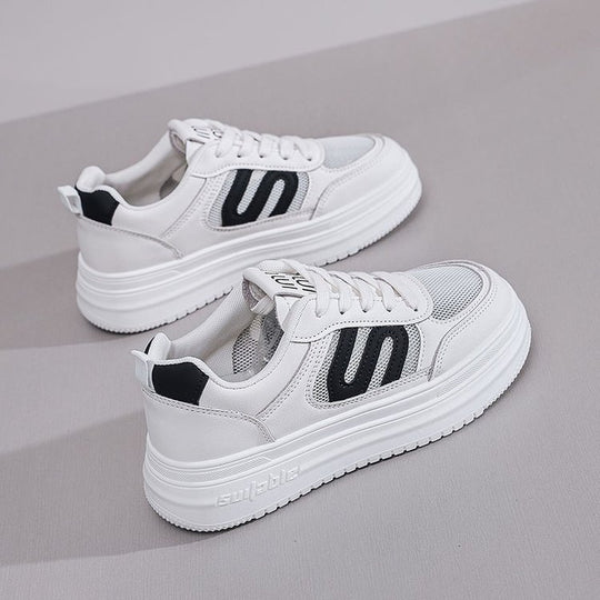 Damen Sneaker mit rutschfester Sohle und atmungsaktivem Mesh-Obermaterial EB