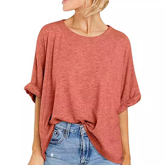 Damen lässiges Oversized T-Shirt EB