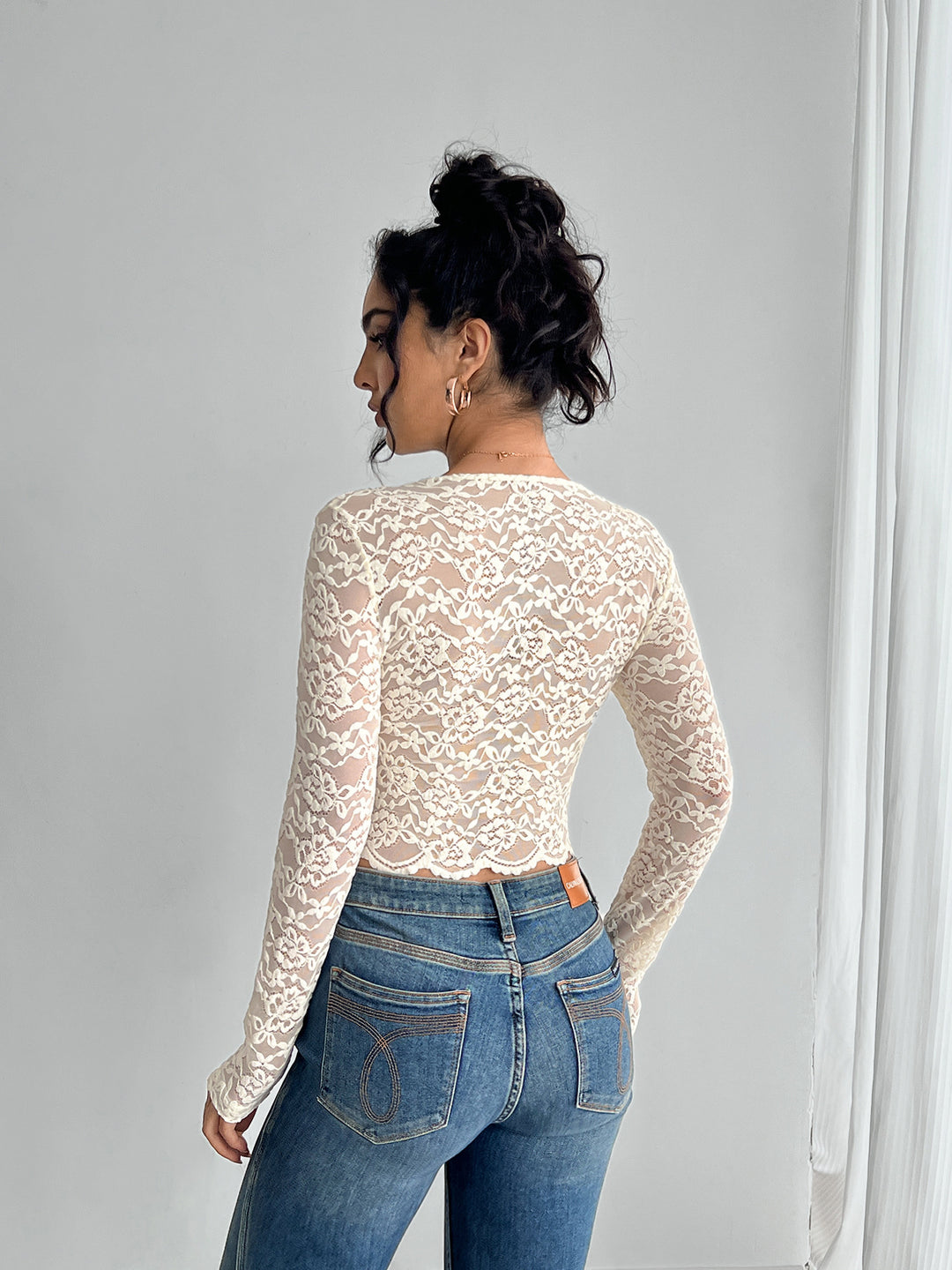 Damen Spitzentop EB