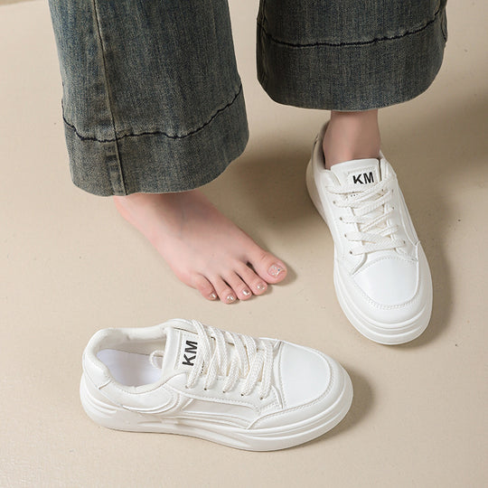 Damen Sportliche Sneakers mit dicker Sohle und weichem Innenfutter EB