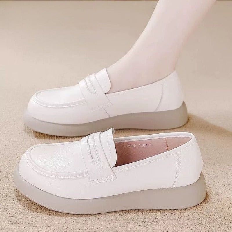 Damen Komfortable Slip-On Halbschuhe mit dämpfender Sohle EB