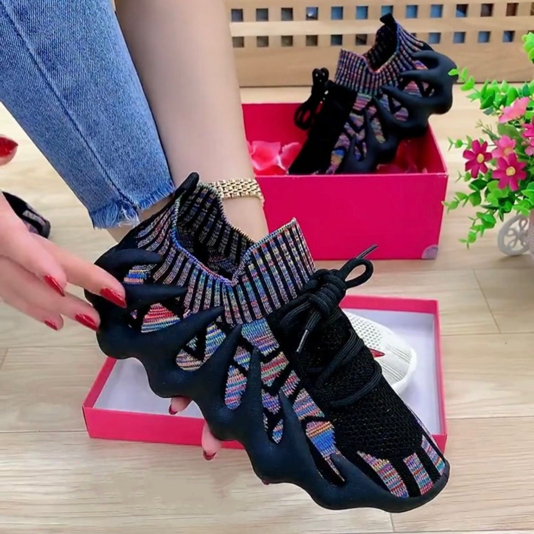 Damen Sportliche Sneakers in modernem Design EB
