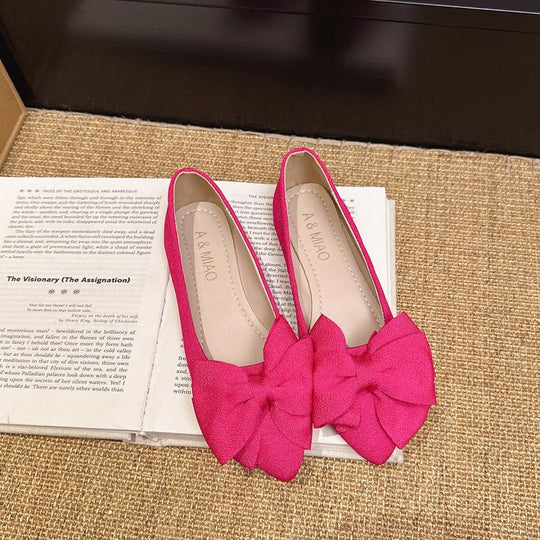 Damen Ballerinas mit dekorativer Schleifenapplikation EB