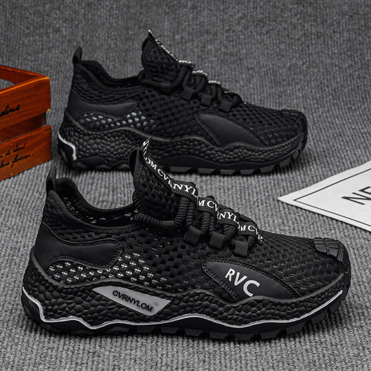 Damen Sportliche Netzsneaker mit rutschfester Sohle und atmungsaktivem Obermaterial EB