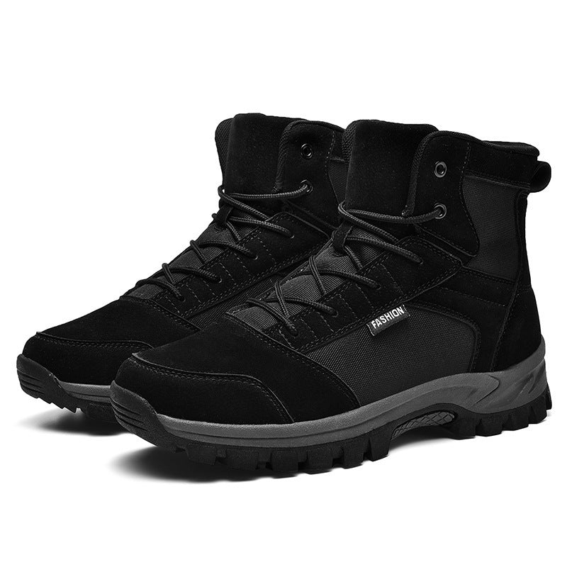 Damen Hohe Outdoor-Wanderstiefel mit rutschfester Sohle und atmungsaktivem Futter EB