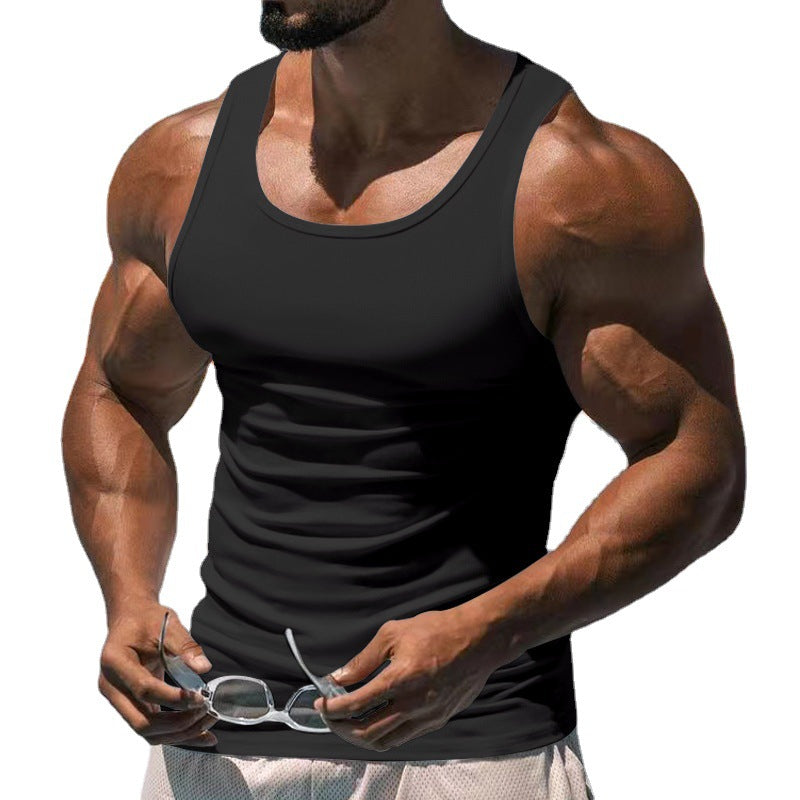 Herren Atmungsaktives Sport-Tanktop mit körperbetontem Schnitt EB
