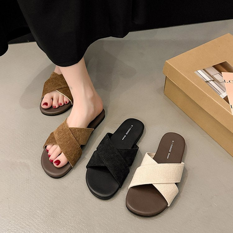 Damen bequeme und stilvolle Schlappen EB
