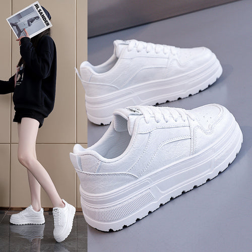 Damen Sportliche Sneakers mit dicker Profilsohle und lässigem Design EB