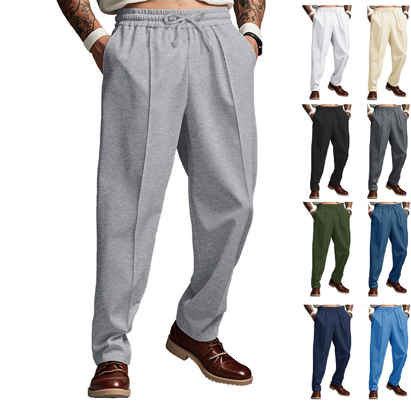 Herren nan sportliche Jogginghose mit elastischem Bund und vorderer Mittelnaht EB