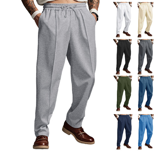 Herren nan sportliche Jogginghose mit elastischem Bund und vorderer Mittelnaht EB