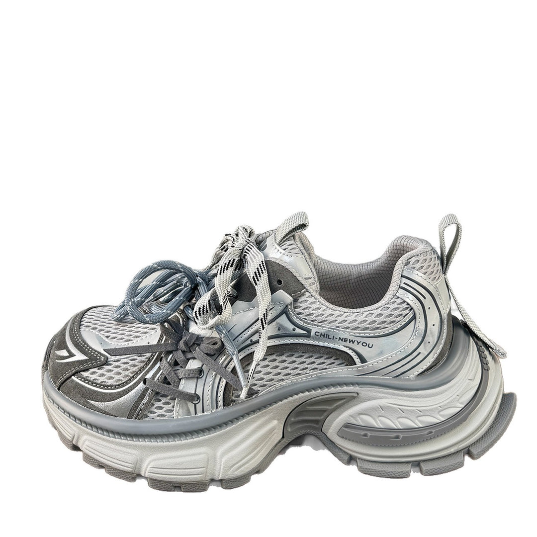 Damen Sportliche Laufschuhe mit atmungsaktiver Mesh-Oberfläche und dämpfender Sohle EB