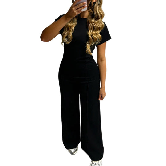 Damen Sportliches Lounge-Set mit modernem Schnitt und seitlichen Taschen EB