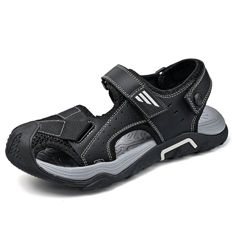 Herren leichte und atmungsaktive Outdoor-Sandalen mit verstellbaren Riemen EB