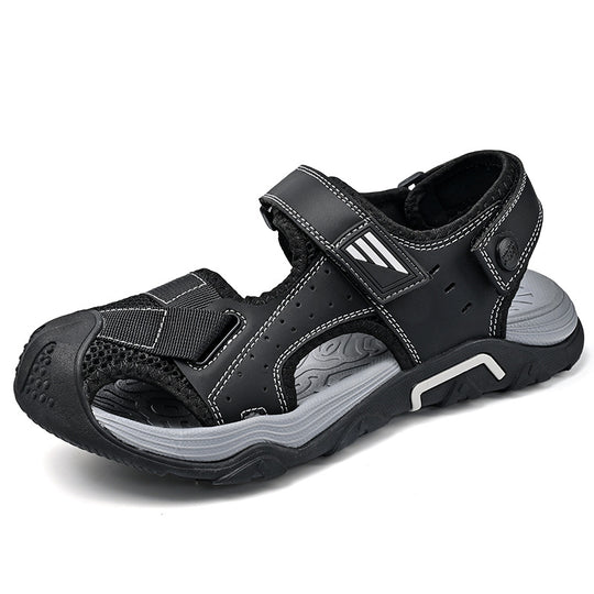 Herren leichte und atmungsaktive Outdoor-Sandalen mit verstellbaren Riemen EB