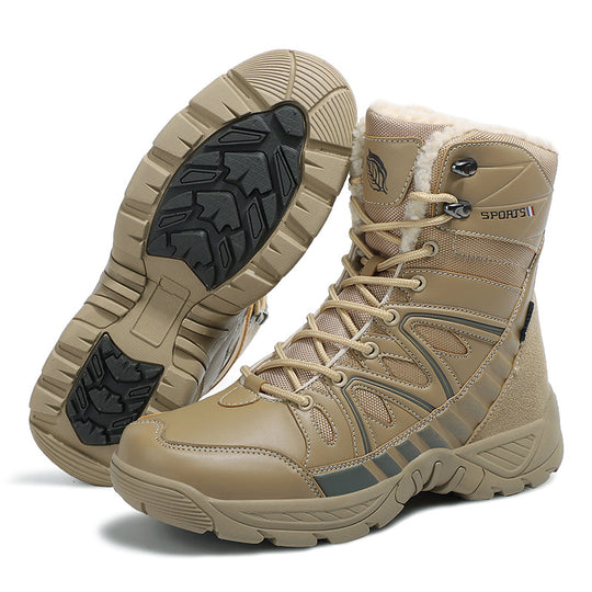 Damen Isolierte Winterstiefel mit rutschfester Sohle und wärmendem Innenfutter EB