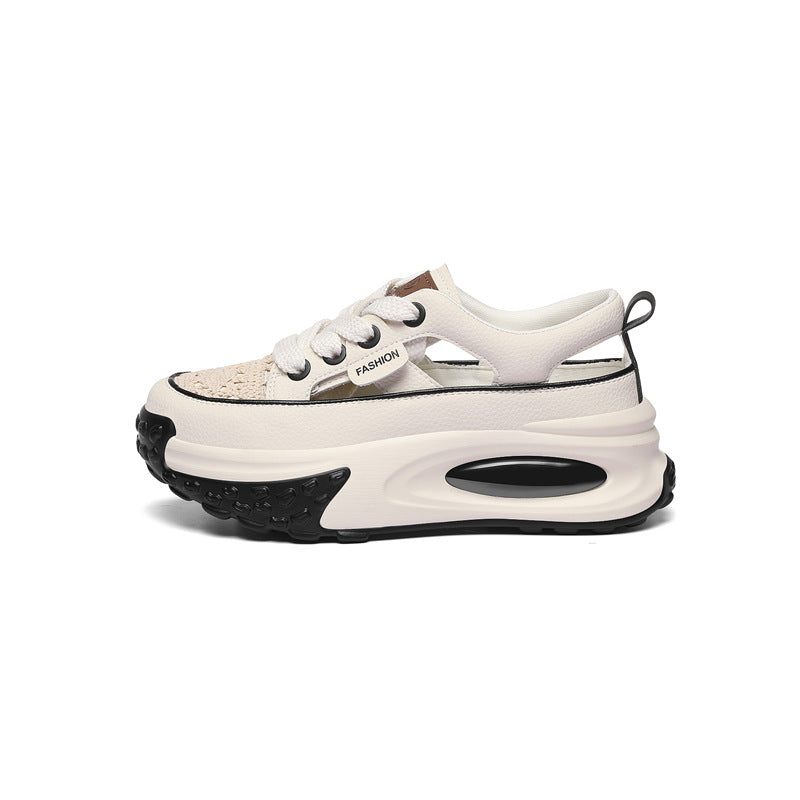 Damen Komfortable und stylische Sneakers mit atmungsaktiver Mesh-Oberfläche EB