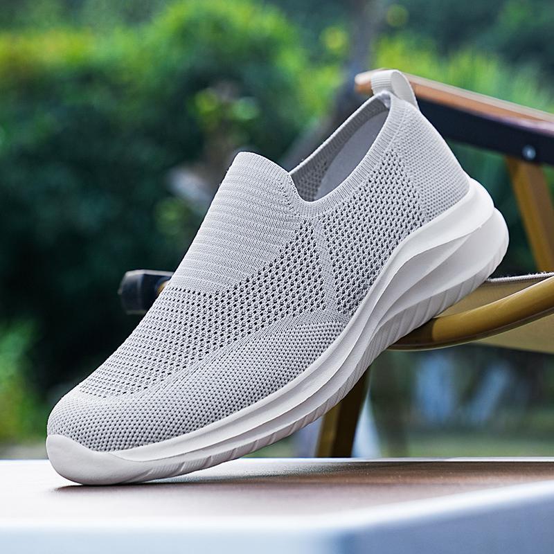 Damen Atmungsaktive Slip-On Sneakers mit flexiblem Dämpfungssystem EB