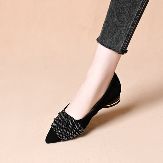 Damen Ballerinas mit funkelnden Applikationen von EB