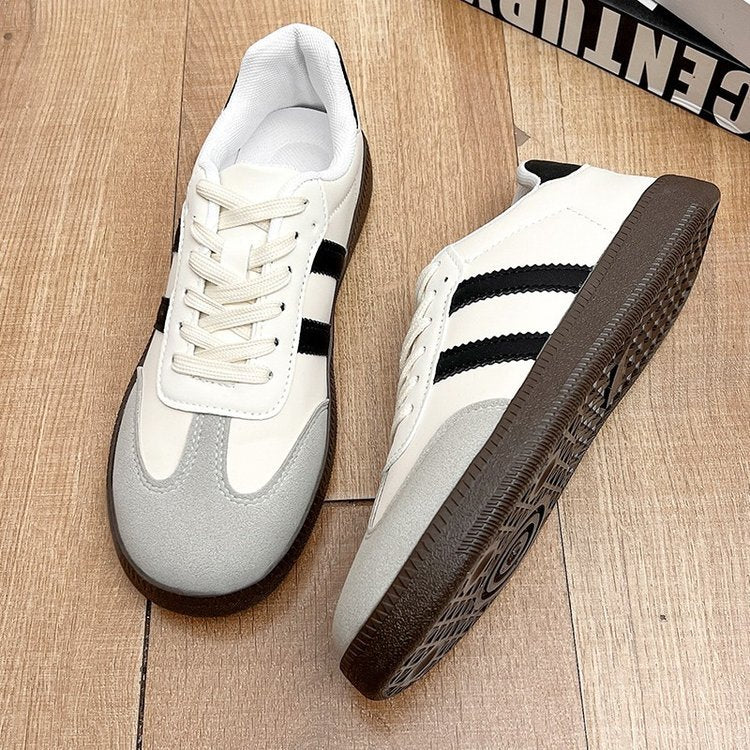 Damen Sportliche Sneakers im Retro-Stil mit strapazierfähigem Obermaterial und rutschfester Sohle EB