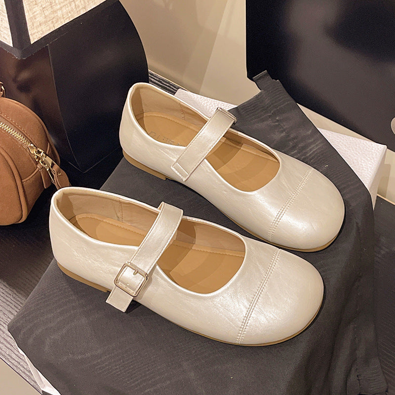 Damen Elegante Ballerinas mit verstellbarem Riemchen und komfortablem Innenfutter EB