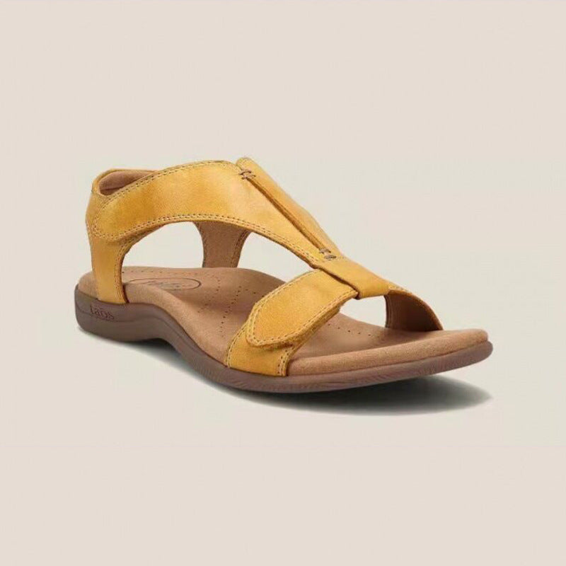 Damen Komfortable Zehensandalen mit verstellbaren Riemen EB