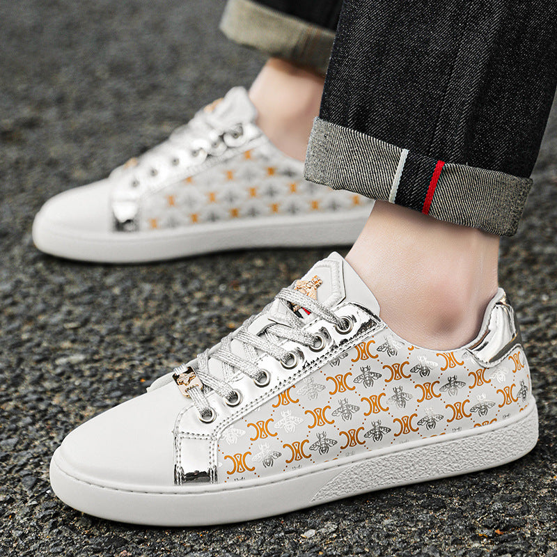 Damen Modische Elegante Sneakers mit edlen Details EB