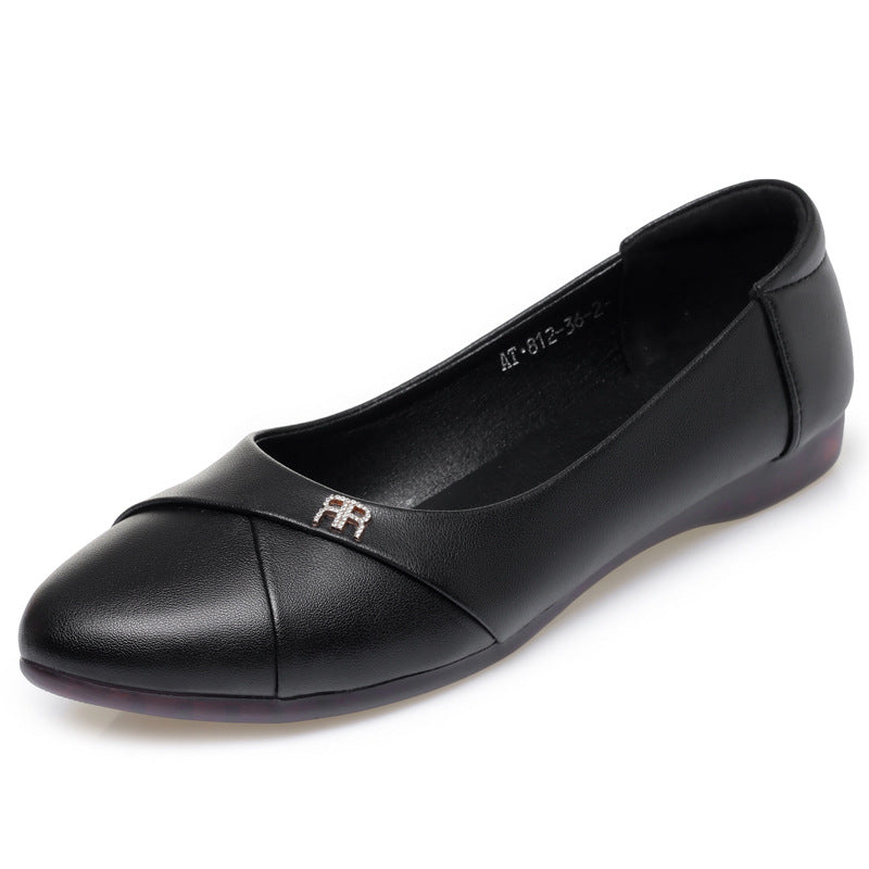 Damen Komfortable und elegante Ballerinas mit dezenter Verzierung EB