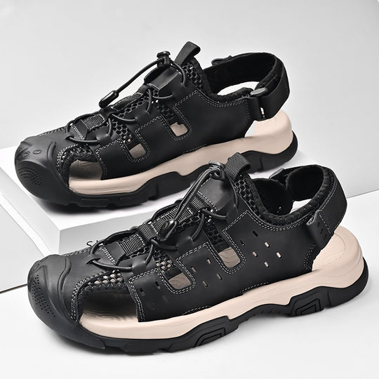 Herren Atmungsaktive Outdoor-Sandalen mit rutschfester Sohle EB