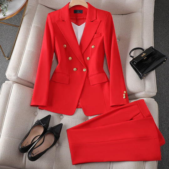 EB | Overall Maßgeschneiderter Schnitt Zweireiher Blazer Individuelle Passform