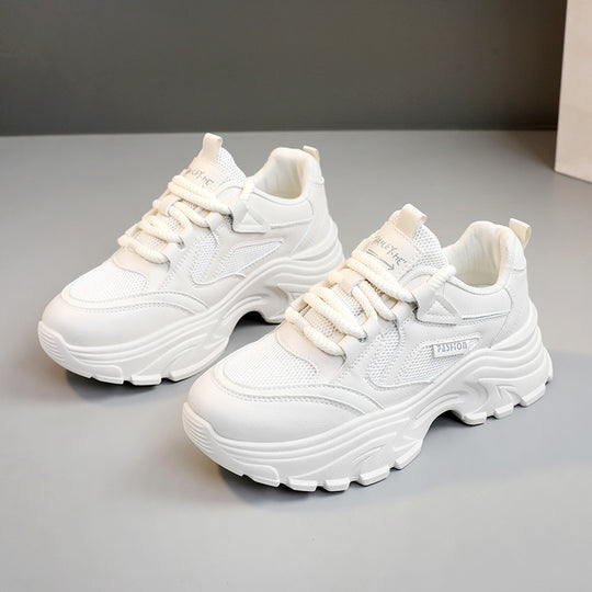Damen Chunky Sneakers mit atmungsaktiver Mesh-Oberfläche und griffiger Laufsohle EB