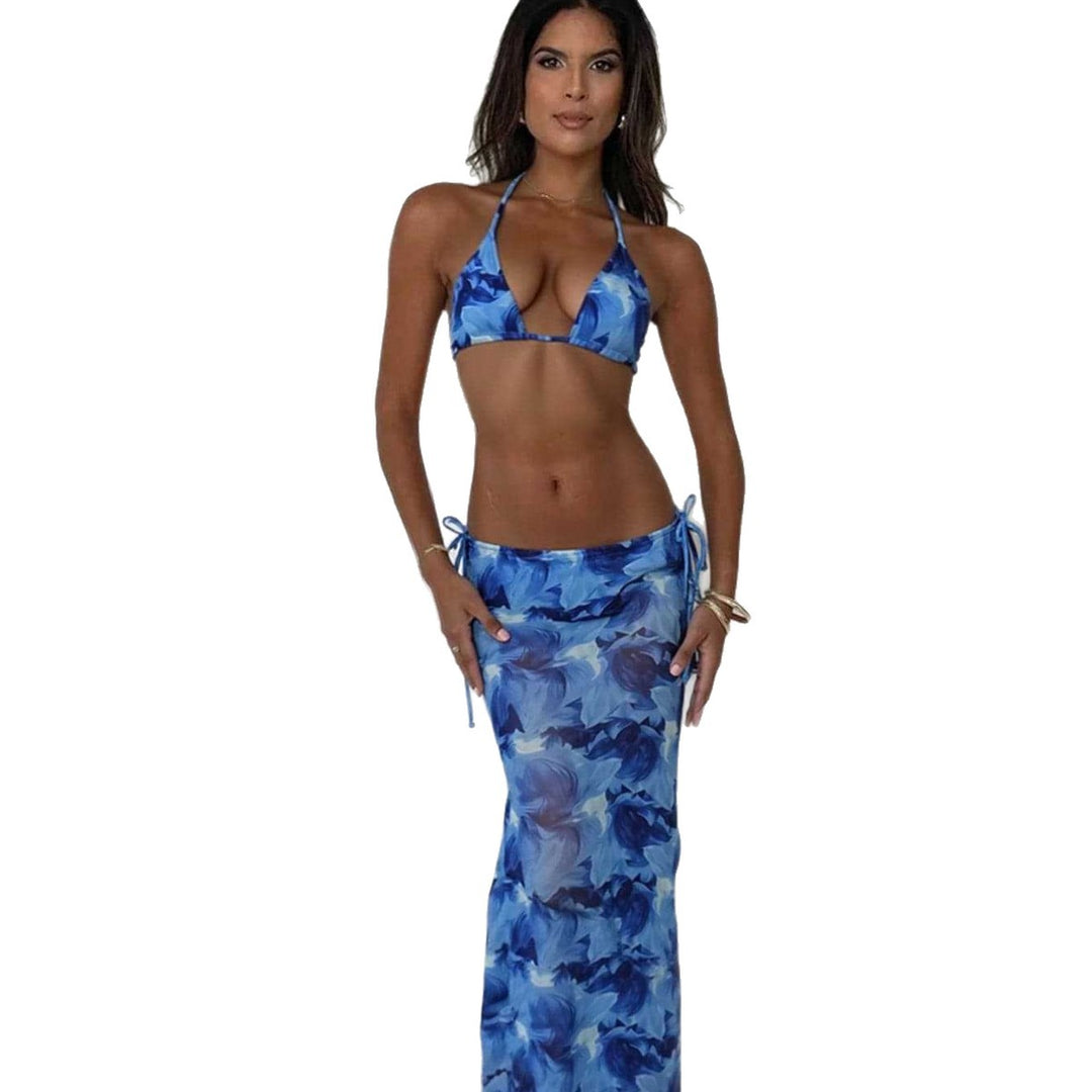 Damen Bikini-Set mit anpassbarem Rock EB
