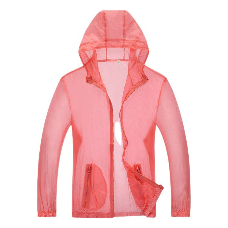 Herren ultraleichte Regenjacke mit verstellbarem Kapuzenbereich und reflektierenden Elementen EB