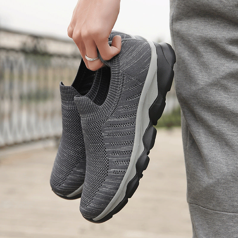 Damen Atmungsaktive Slip-On Sneakers mit flexiblem Sohlenaufbau EB