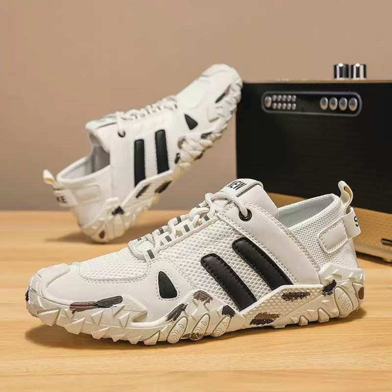 Damen Sportliche Mesh-Sneaker mit stoßdämpfender Sohle und rutschfester Außensohle EB