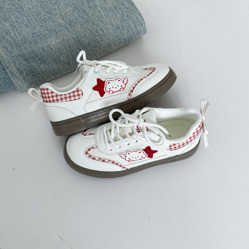 Damen Sportliche Sneakers mit verspieltem Tiermotiv und komfortabler Dämpfung EB