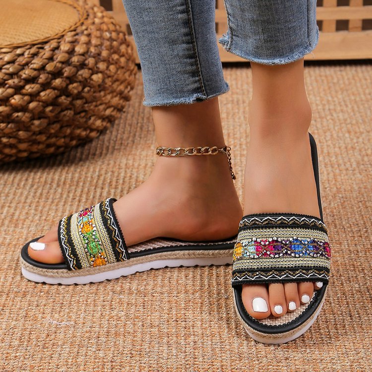Damen Decorative Slipper EB