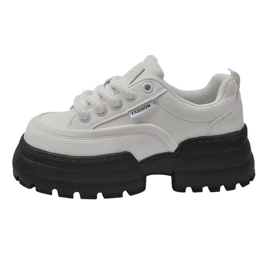 Damen modische Chunky-Sneaker mit stabiler Laufsohle und atmungsaktivem Obermaterial EB