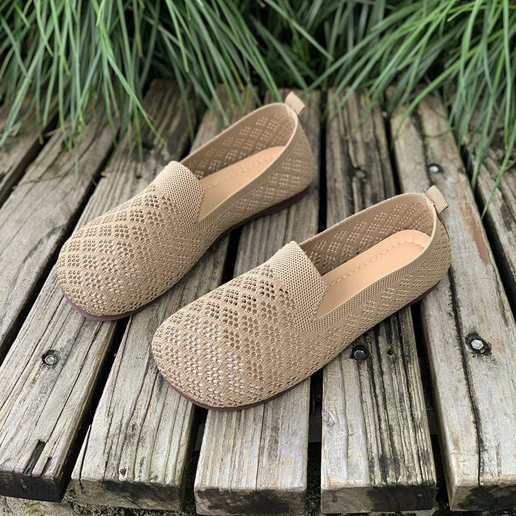 Damen luftige Slip-On Clogs mit atmungsaktivem Netzdesign und flexiblem Fußbett EB