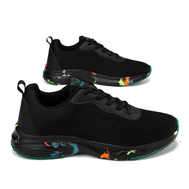 Damen Sportliche Sneakers mit rutschfester Laufsohle und atmungsaktivem Obermaterial EB