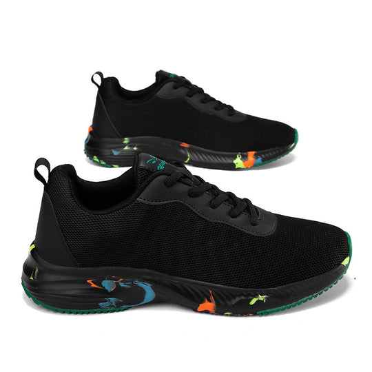 Damen Sportliche Sneakers mit rutschfester Laufsohle und atmungsaktivem Obermaterial EB