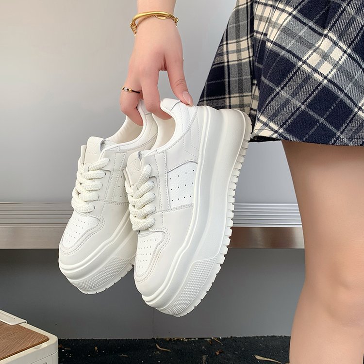 Damen hochbordige Sneaker mit elegantem Design und gepolsterter Sohle EB