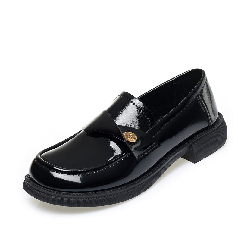Damen Elegante Mokassins mit modischem Kettendetail und bequemer Sohle EB